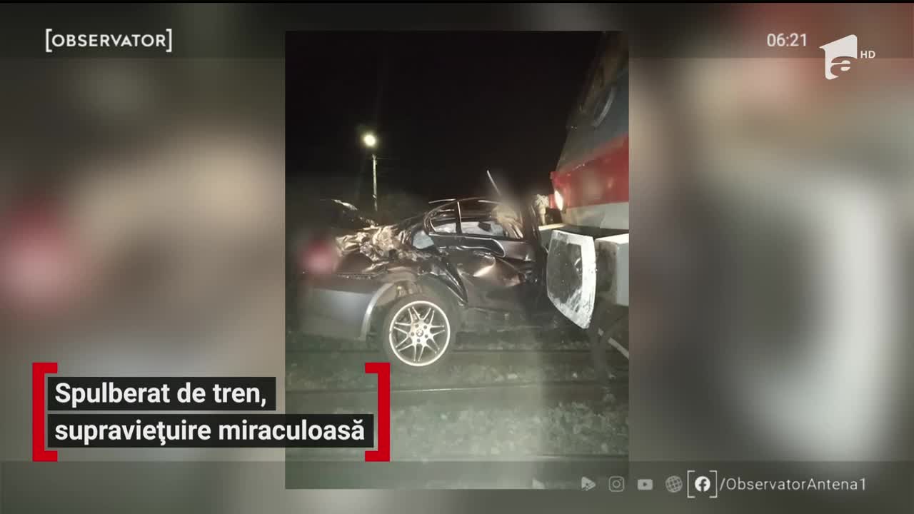 Spulberat de tren, supraviețuire miraculoasă
