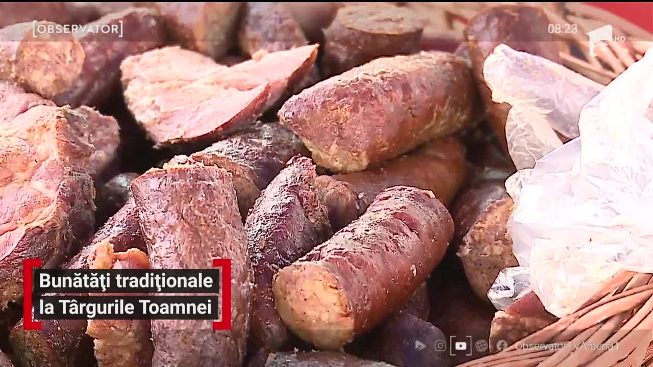 Bunătăți tradiționale la T&acirc;rgurile Toamnei din T&acirc;rgu Mureş