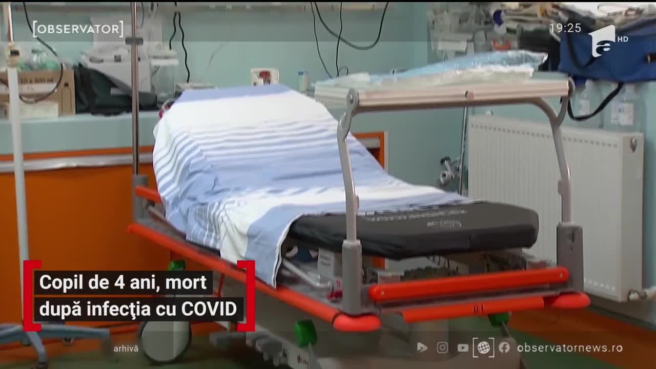 Copil de patru ani, mort după infecția cu COVID