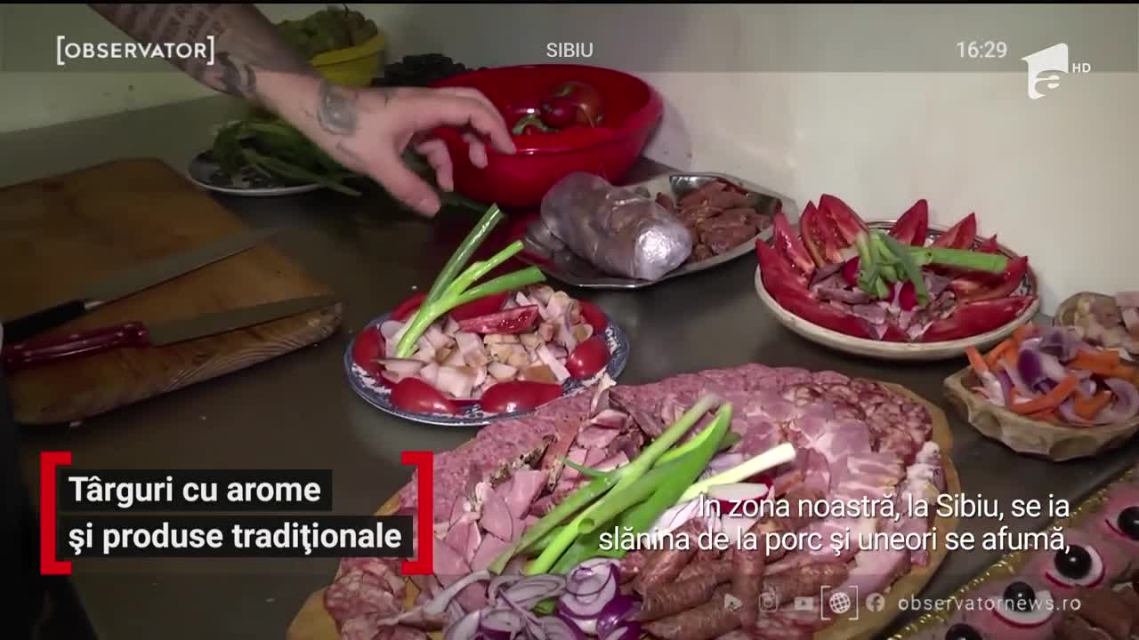 T&acirc;rguri cu arome și produse tradiționale