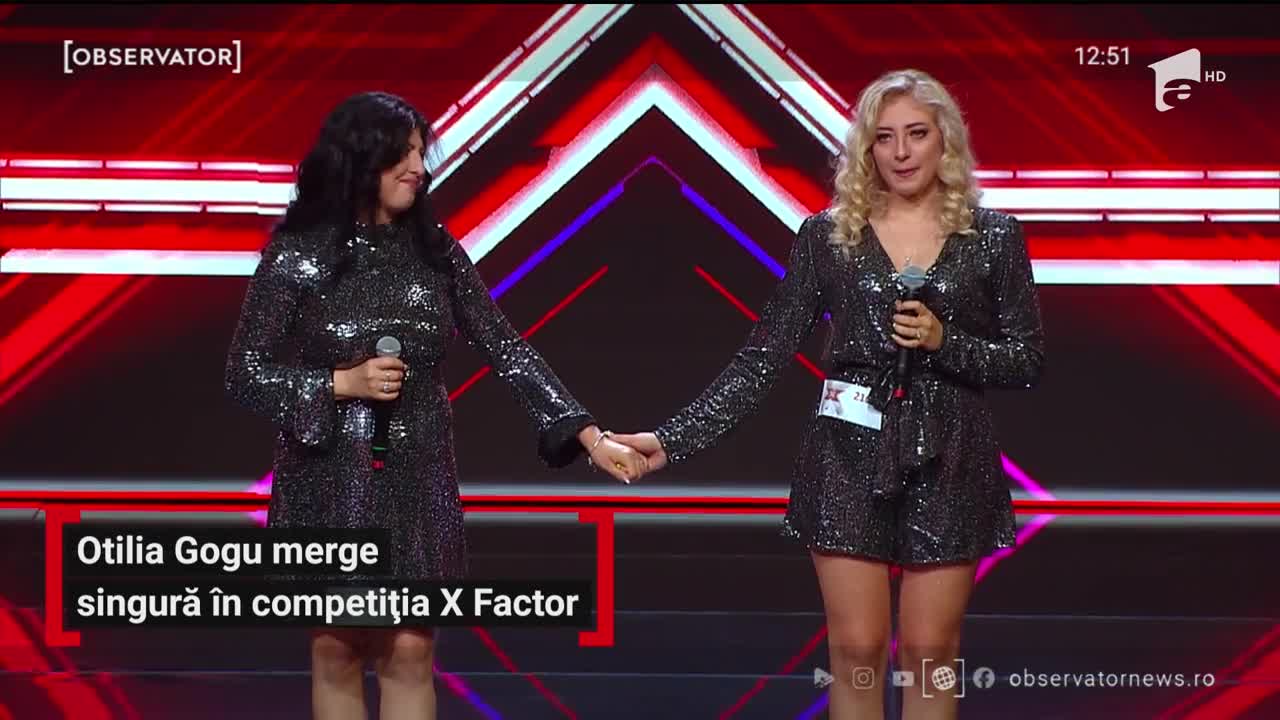 Mamă și fiică, moment emoționant pe scena X Factor. Otilia Gogu merge singură mai departe &icirc;n competiție