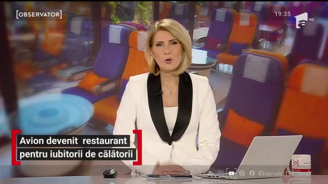 Avion devenit restaurant pentru iubitorii de călătorii