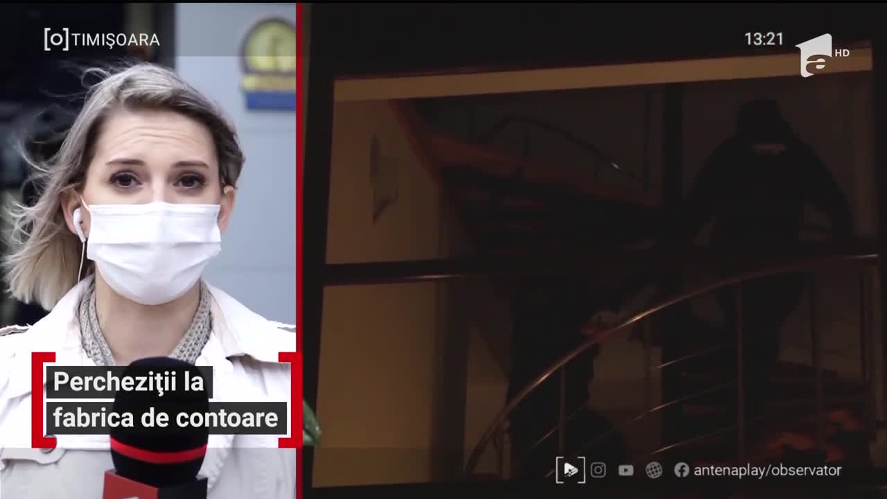 Percheziții la fabrica de contoare din Timişoara