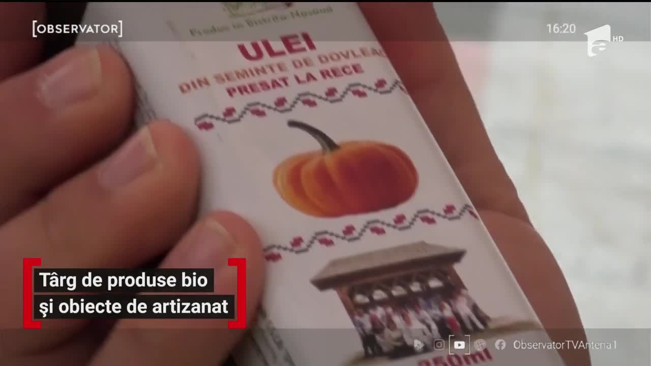 T&acirc;rg cu produse bio și obiecte de artizanat &icirc;n Cetatea Bistriţa