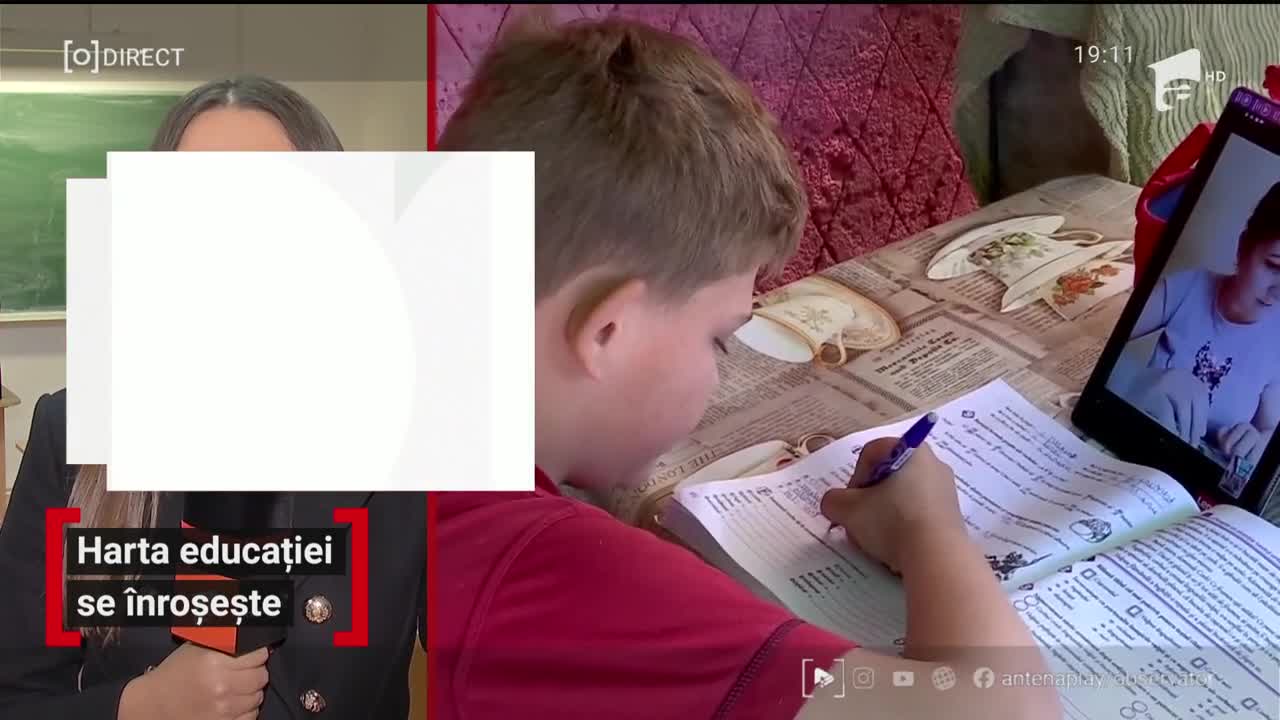 Harta educației se &icirc;nroșește. &Icirc;n peste 650 de şcoli se &icirc;nvaţă exclusiv online