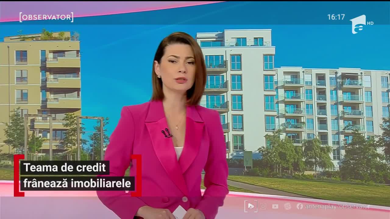 Teama de credit fr&acirc;nează piața imobiliară