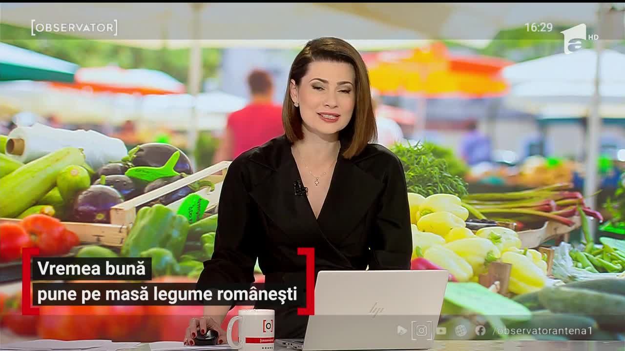 Vremea bună pune pe masă legume rom&acirc;nești