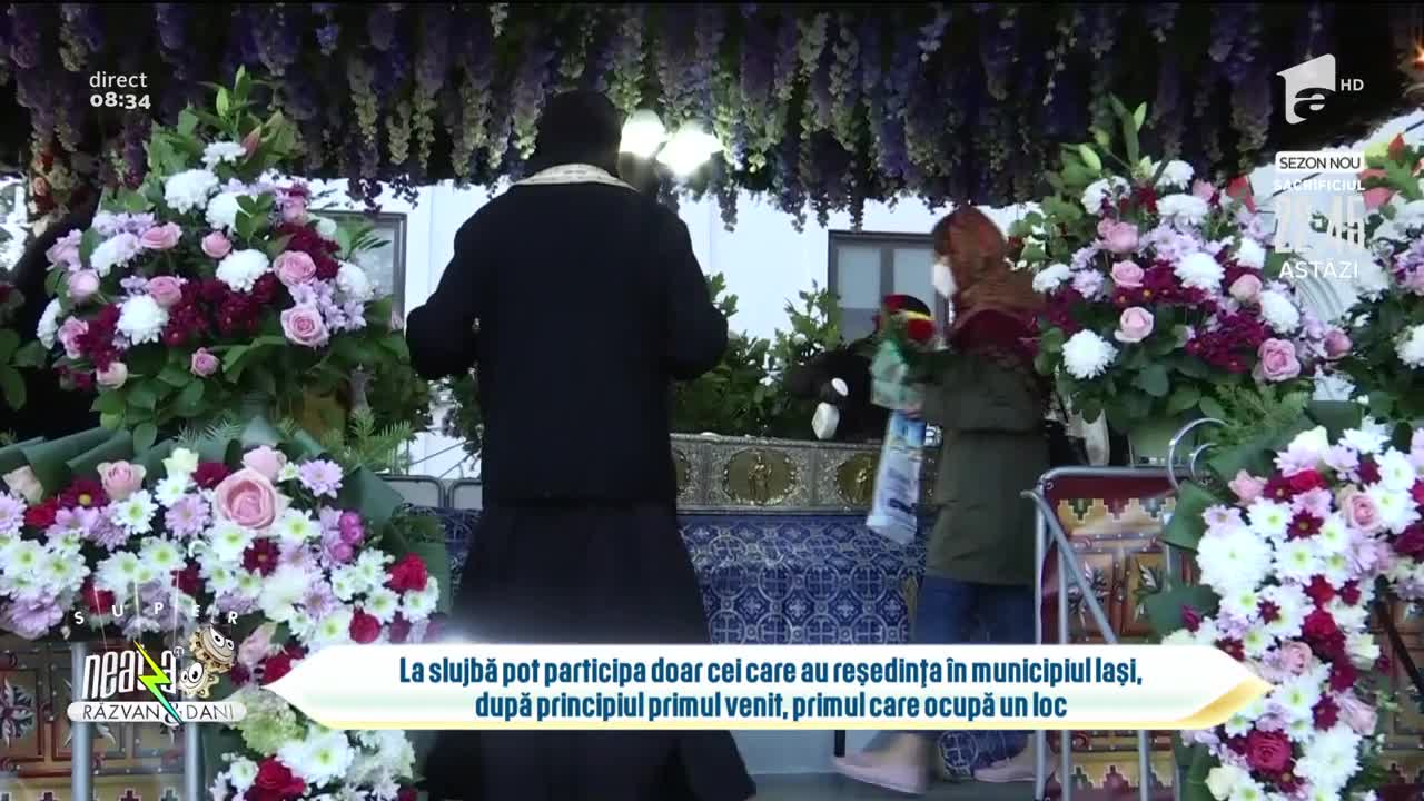 Sf&acirc;nta Parascheva, sărbătoare cu restricții. Doar 500 de credincioși pot participa la slujba de la Iași