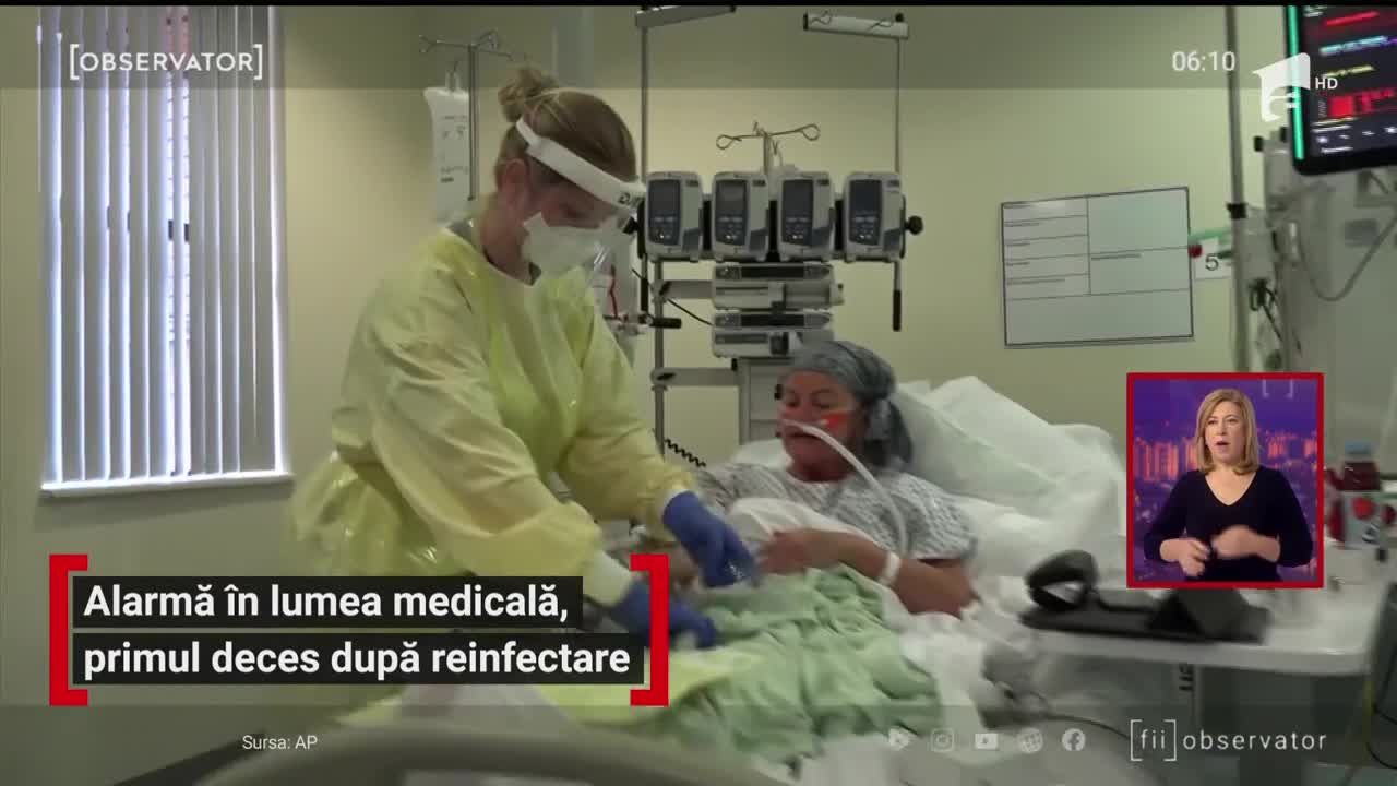 Alarmă &icirc;n lumea medicală, primul deces după reinfectarea cu COVID-19