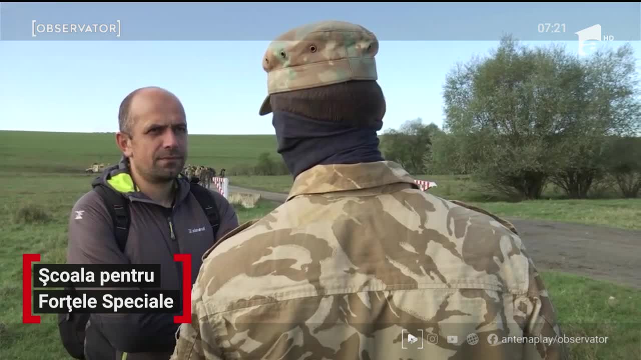 Școala pentru Forțele Speciale. Zeci de militari dau cel mai greu examen al carierei
