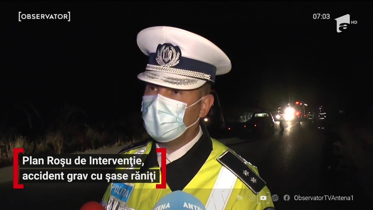 Plan Roșu de Intervenție, accident grav cu șase răniți &icirc;n Neamț