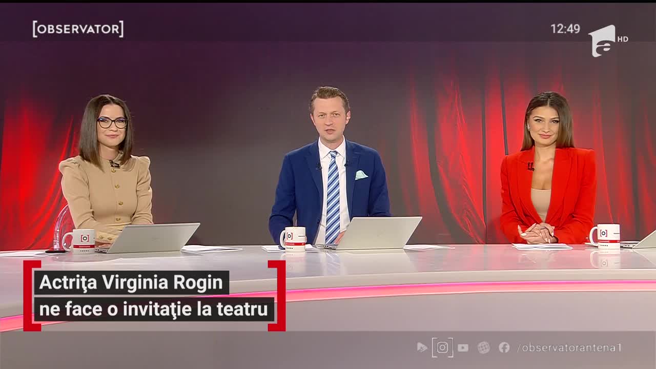 Actrița Virginia Rogin, invitație la teatru. &bdquo;Gaițele&rdquo;,ultima reprezentație &icirc;n aer liber