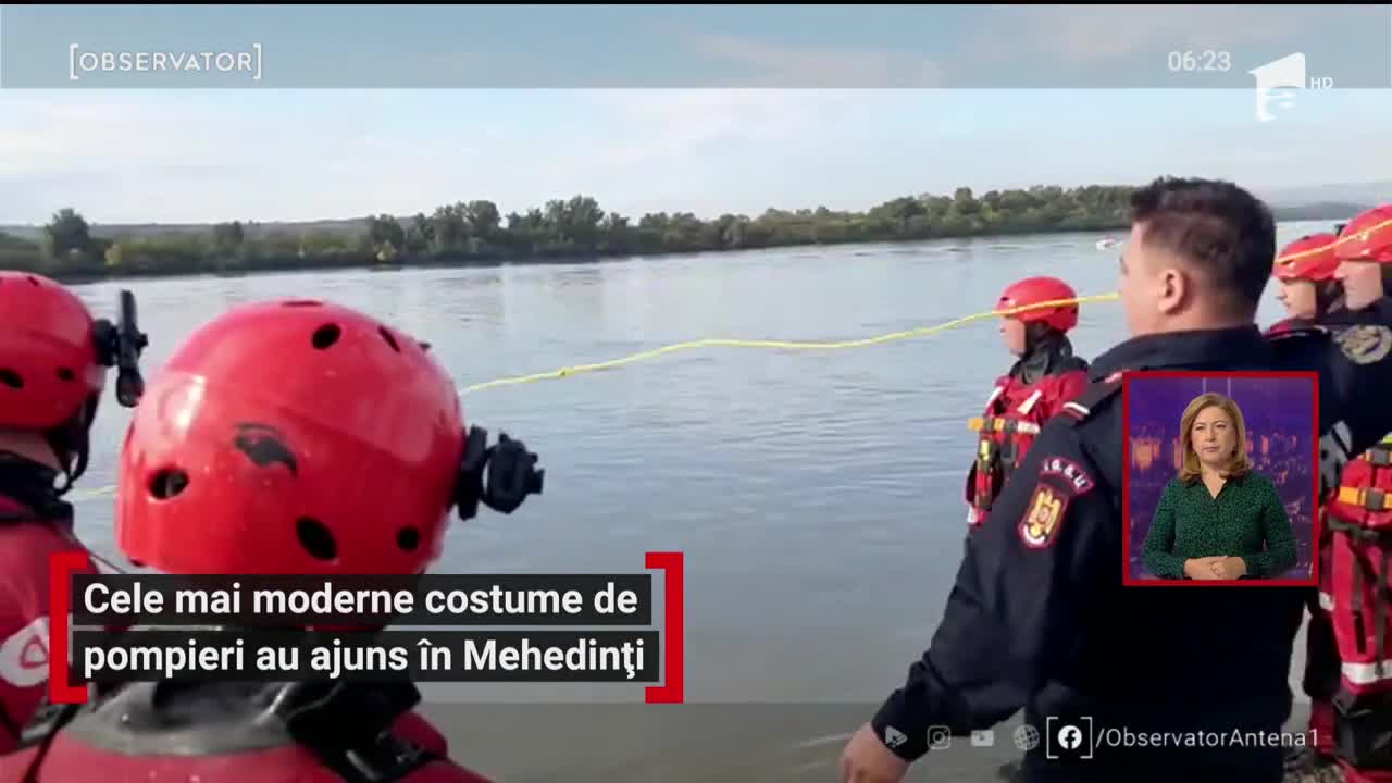 Cele mai moderne costume de pompieri au ajuns &icirc;n Mehedinți