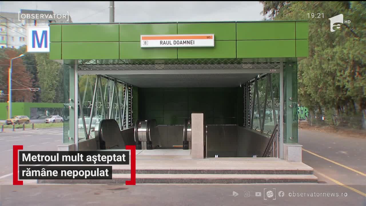 Metroul din Drumul Taberei nu pare să aibă succes la călători