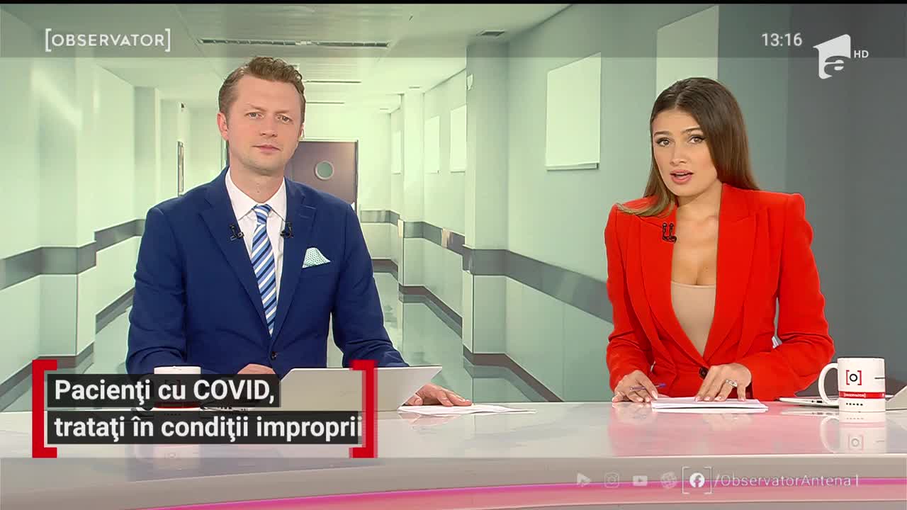 Pacienți cu COVID-19, tratați &icirc;n condiții improprii