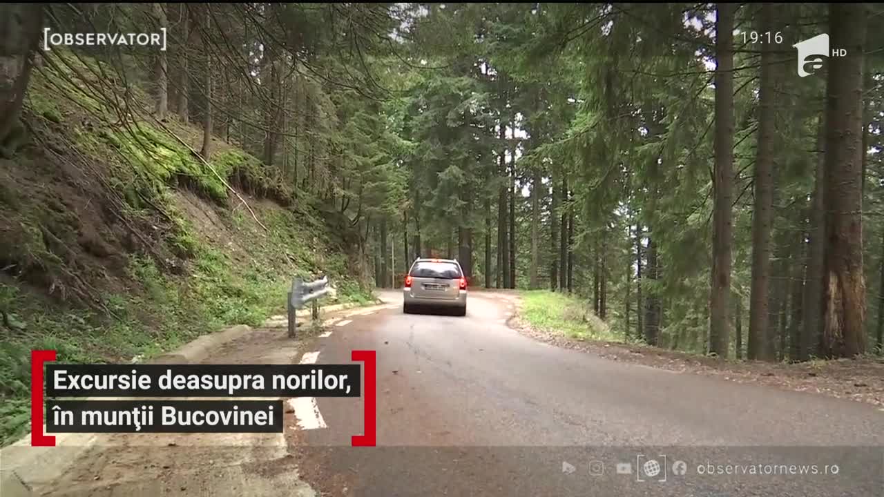 Excursie deasupra norilor, &icirc;n munții Bucovinei