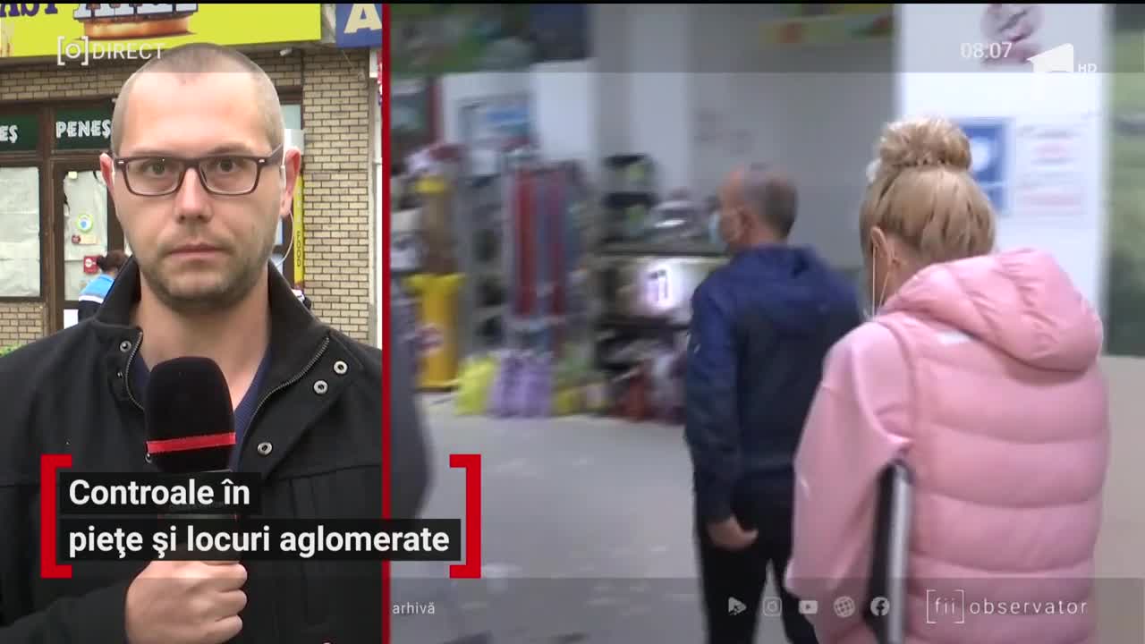 Controale &icirc;n piețe și locuri aglomerate