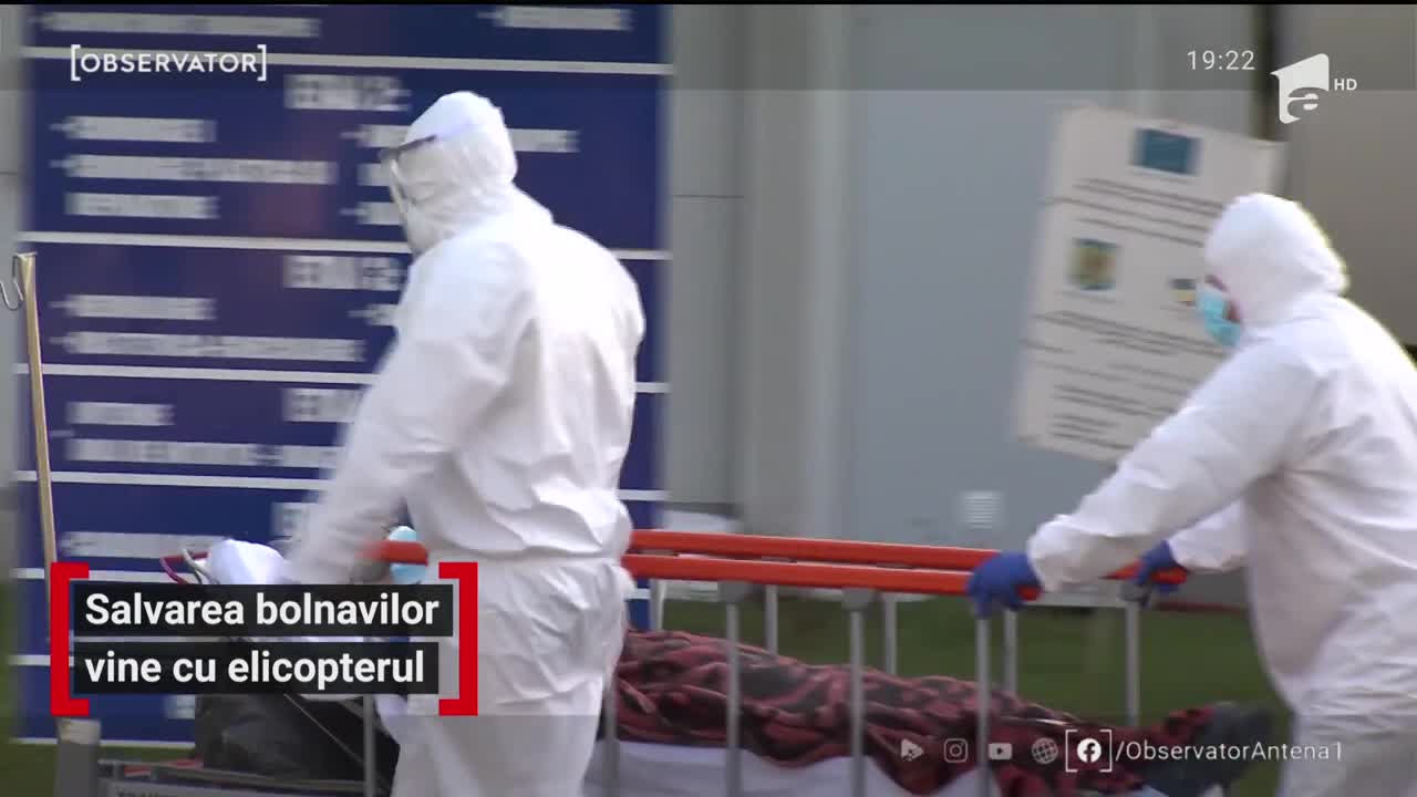 Salvarea bolnavilor vine cu elicopterul