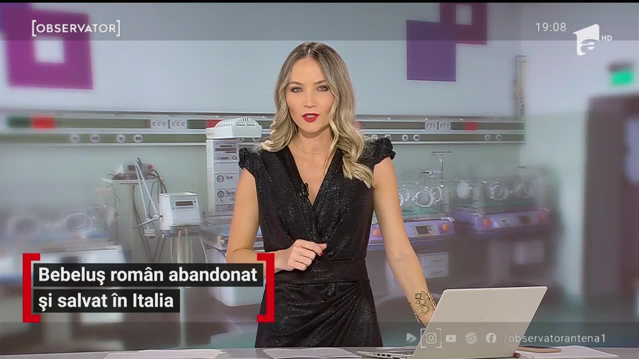 Bebeluș rom&acirc;n abandonat și salvat &icirc;n Italia