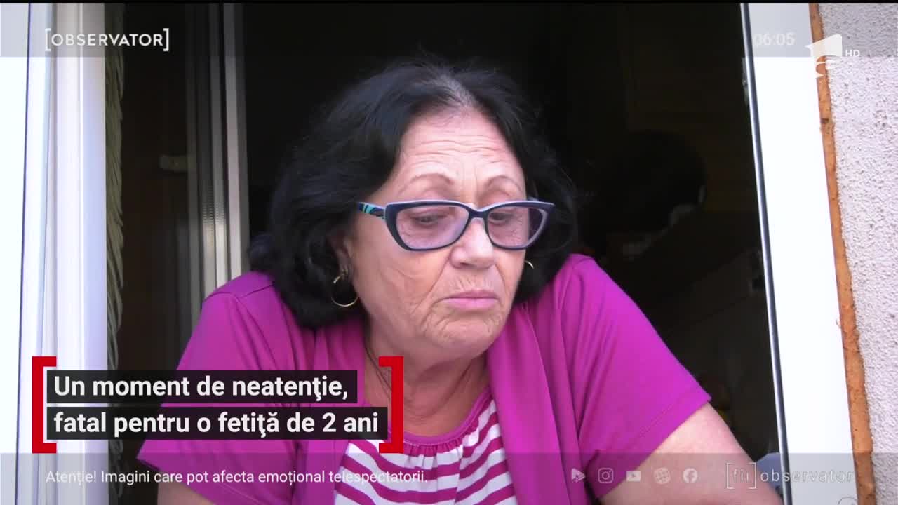 Un moment de neatenție, fatal pentru o fetiță de doi ani