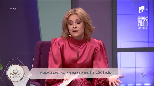 Doamna Mia este Mama Săptăm&acirc;nii: Nu mă așteptam, sunt surprinsă!