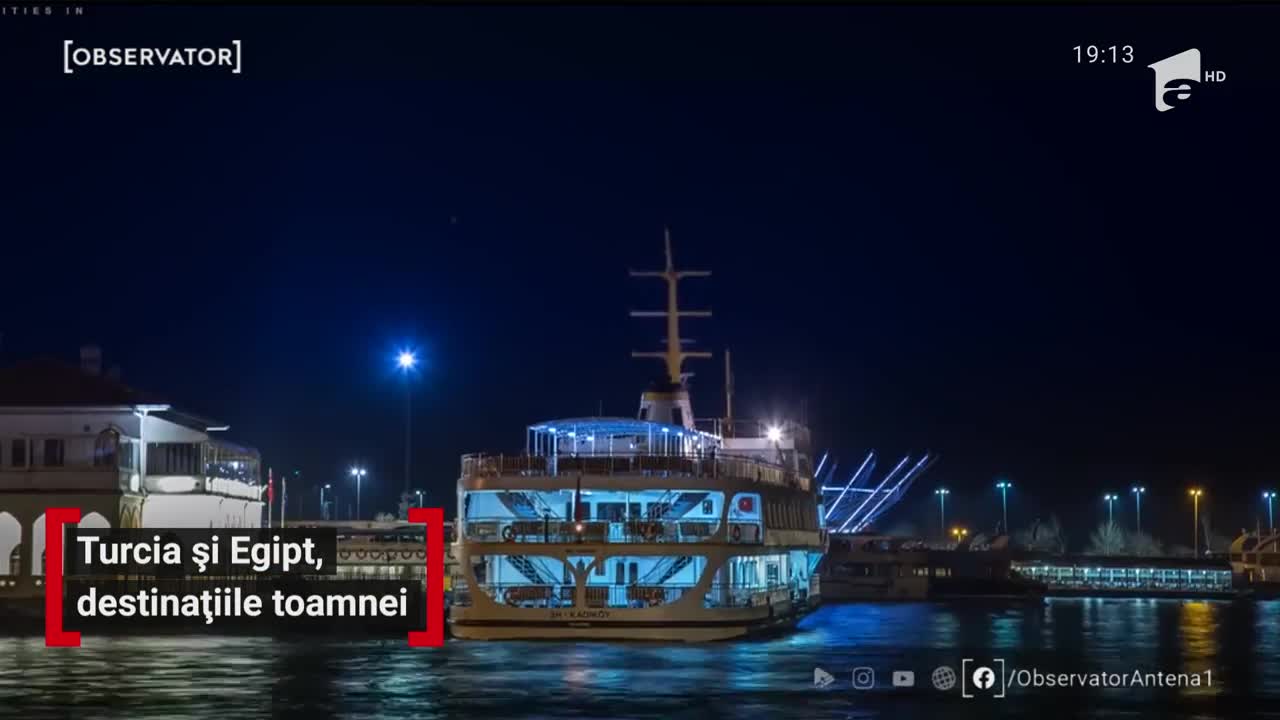 Turcia și Egipt, destinațiile toamnei