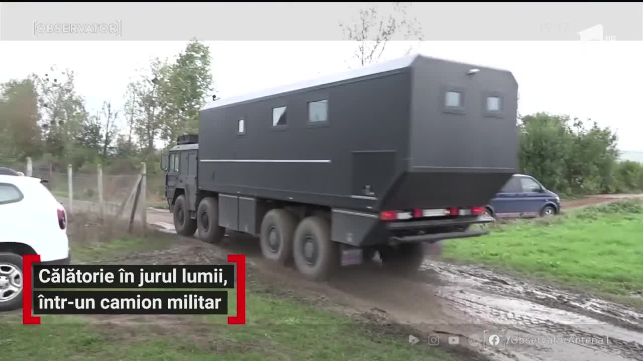 La 61 de ani, a pornit &icirc;n călătoria vieţii ei. A plecat &icirc;n jurul lumii, la volanul unui camion de armată. Iar de două săptăm&acirc;ni, este &icirc;n Rom&acirc;nia, &icirc;n Harghita