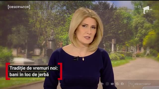 Tradiție de vremuri noi: bani &icirc;n loc de jerbă
