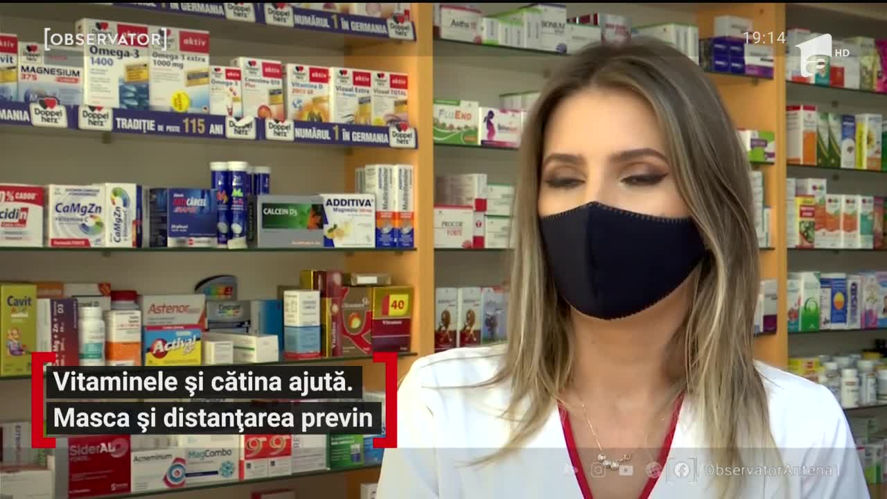 Vitaminele și cătina ajută. Masca și distanțarea previn
