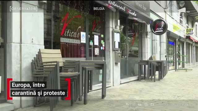 Europa, &icirc;ntre carantină și proteste