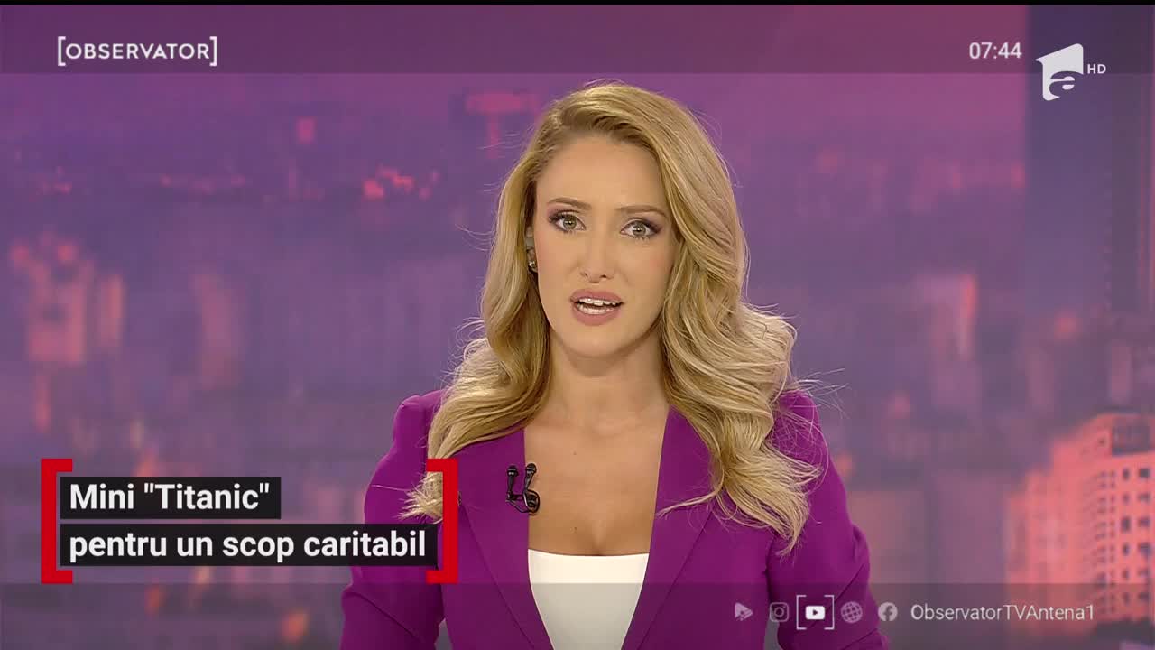 Mini Titanic pentru un scop caritabil