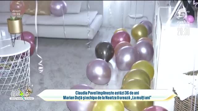 Claudia Pavel &icirc;mplinește 36 de ani! Marian Duta și echipa Neatza &icirc;i urează "La mulți ani"