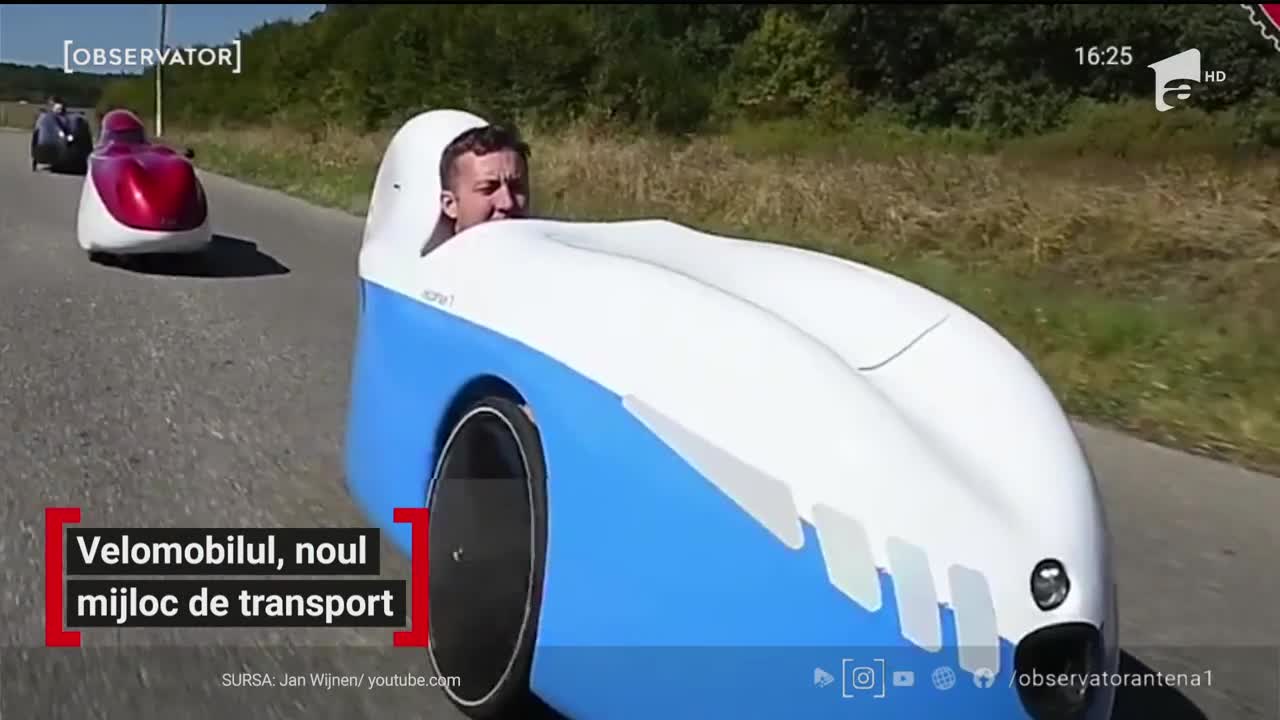 Velomobilul, noul mijloc de transport
