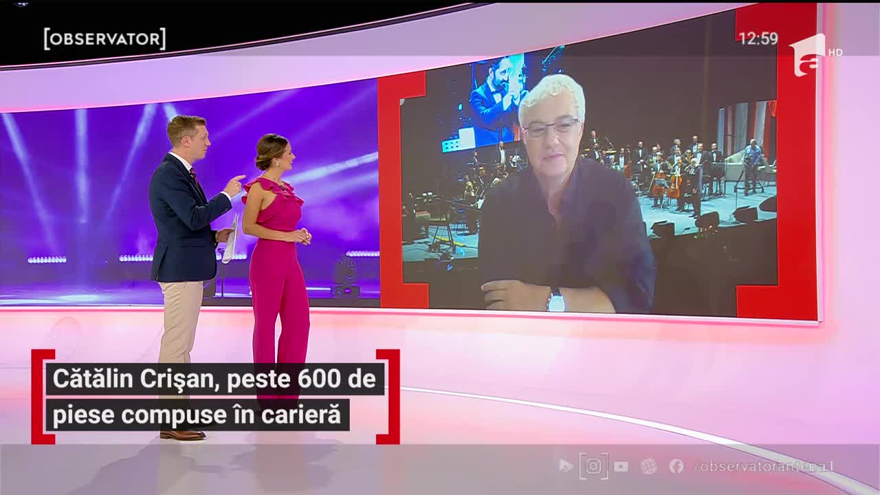 Cătălin Crișan, peste 30 de ani de carieră. Artistul are peste 600 de piese compuse