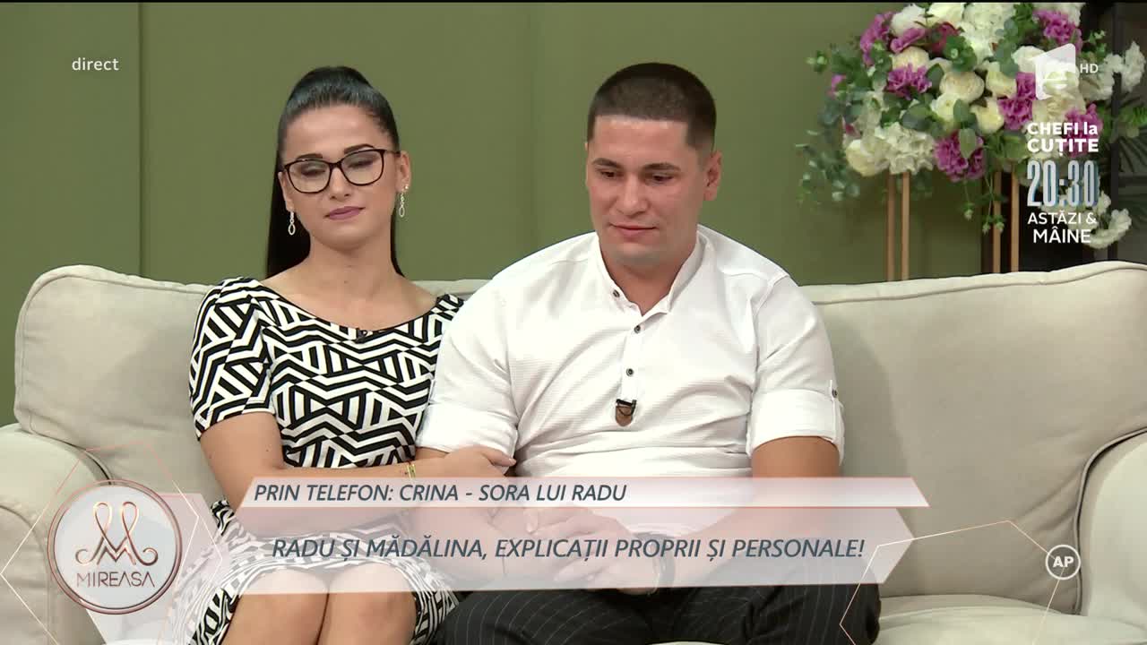 Crina, sora lui Radu de la Mireasa