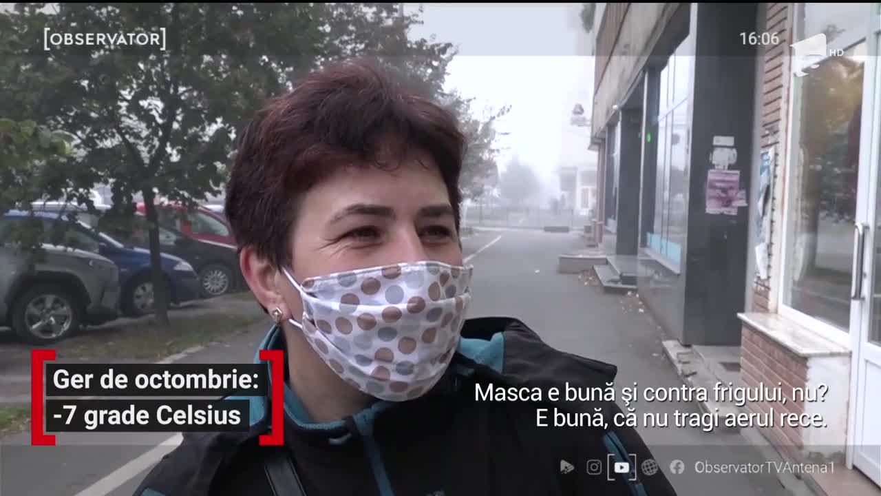 Ger de octombrie la Miercurea Ciuc: minus 7 grade Celsius