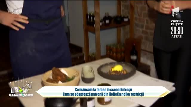 Ce m&acirc;ncam la terase &icirc;n scenariul roșu