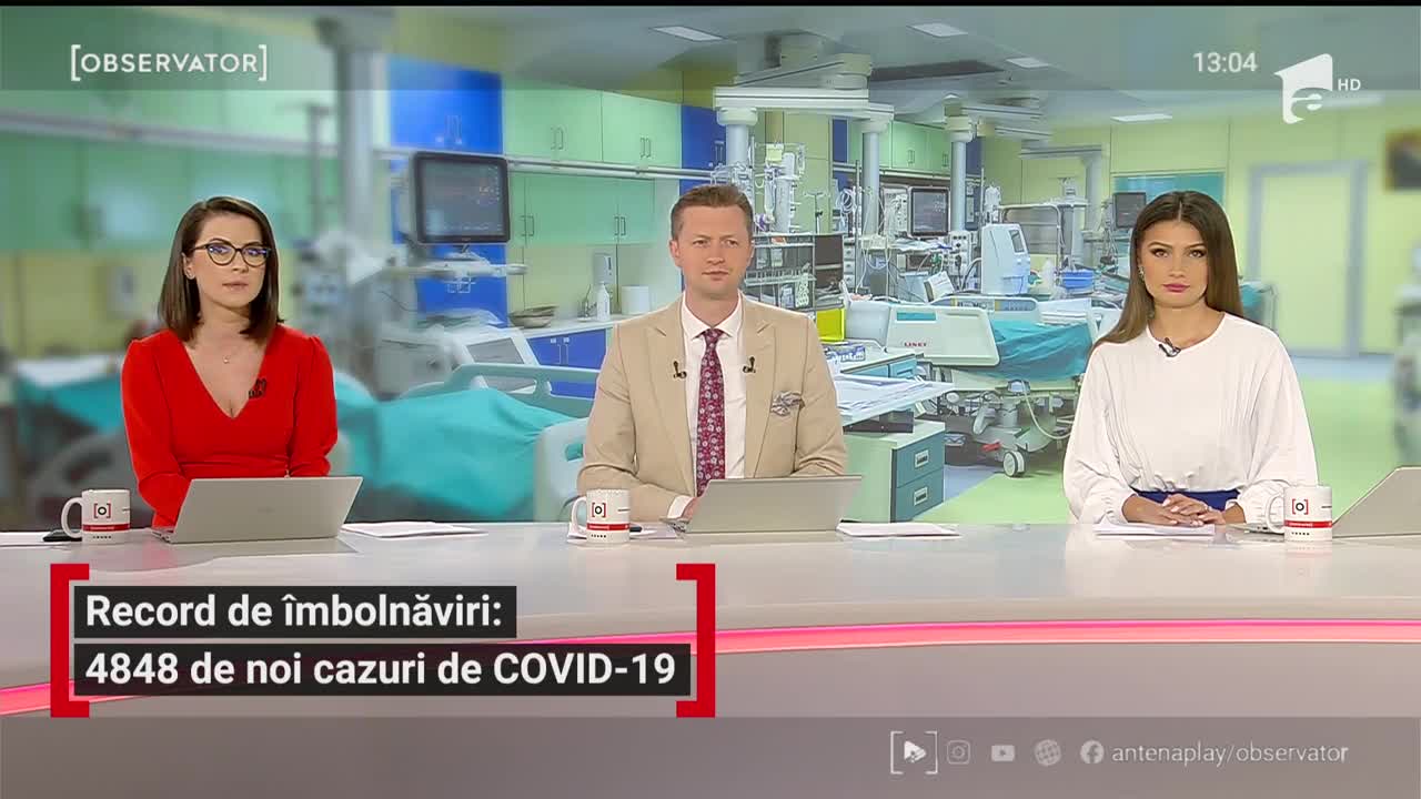 Record de infectări cu COVID-19: 4.848 de &icirc;mbolnăviri &icirc;n 24 de ore
