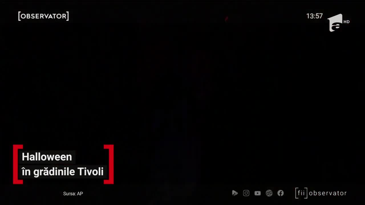 Halloween &icirc;n grădinile Tivoli