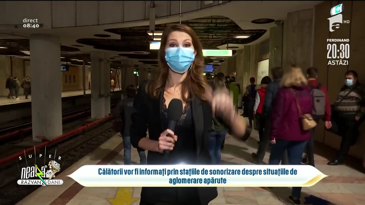 Cum se circulă la metrou &icirc;n scenariul roșu
