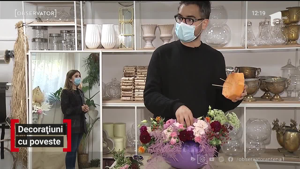 Decorațiuni &icirc;n culorile toamnei. Cu ce aranjamente florale ne putem &icirc;nveseli casa