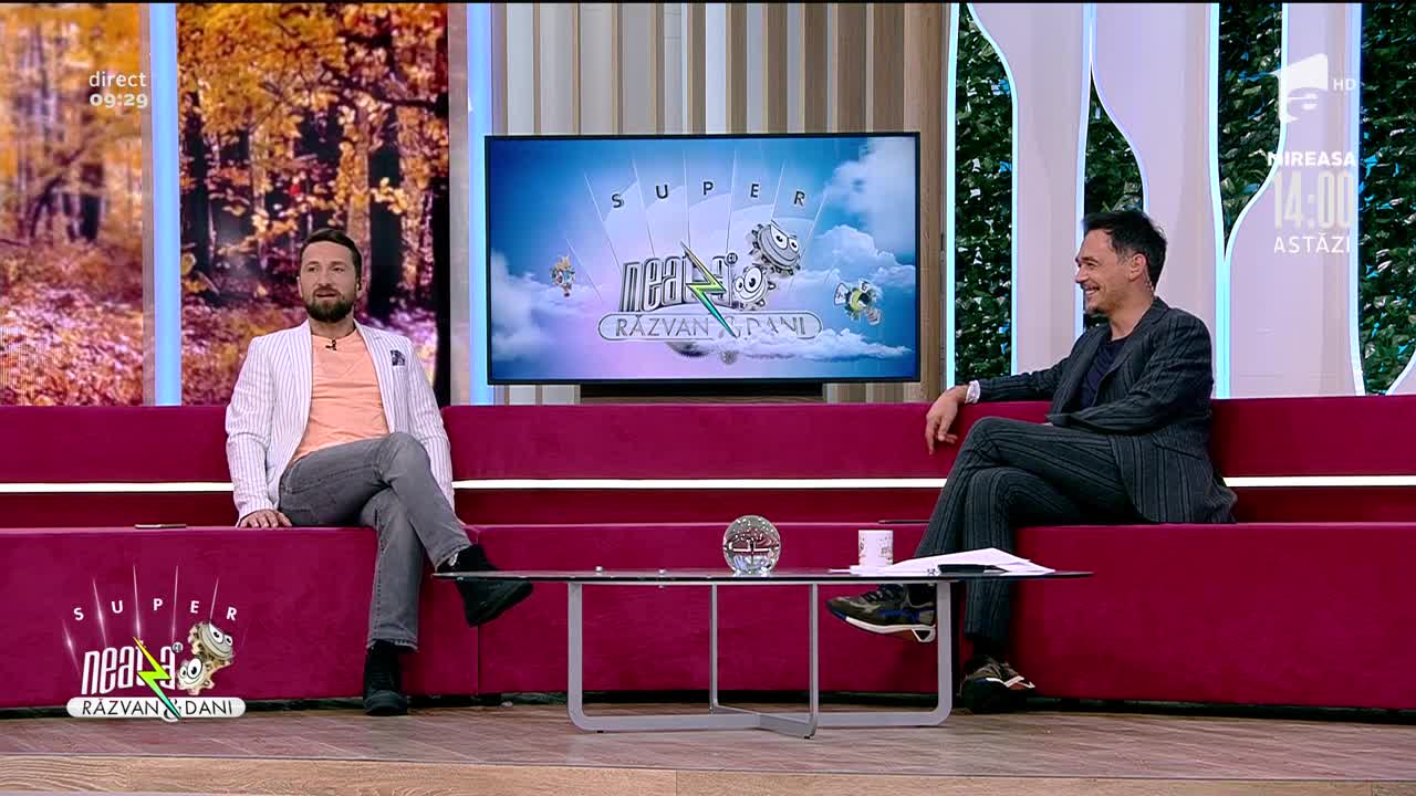 Cum face curcanul? Dani Oțil și Florin Riștei, demonstrație, în direct, la Neatza!