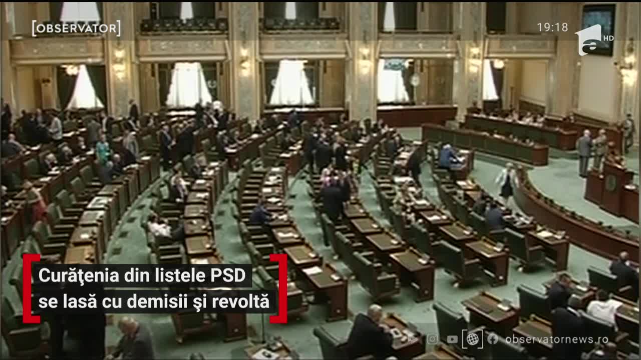 Curățenia din listele PSD pentru parlamentare se lasă cu demisii și revoltă