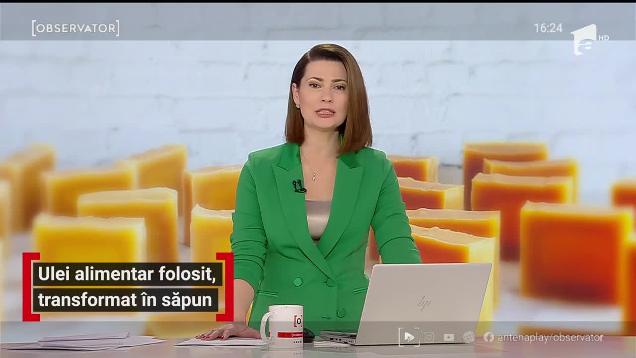 Ulei alimentar folosit, transformat &icirc;n săpun