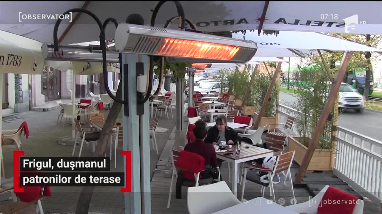 Frigul, dușmanul patronilor de terase