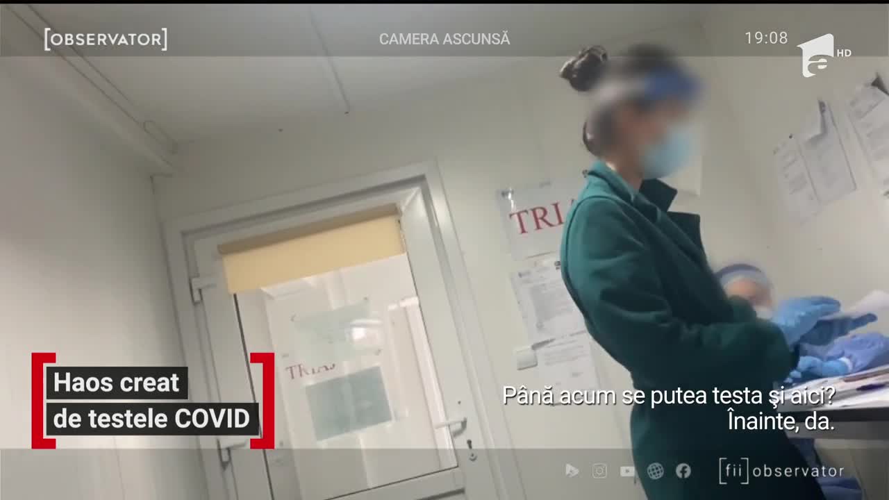 Haos creat de testele COVID