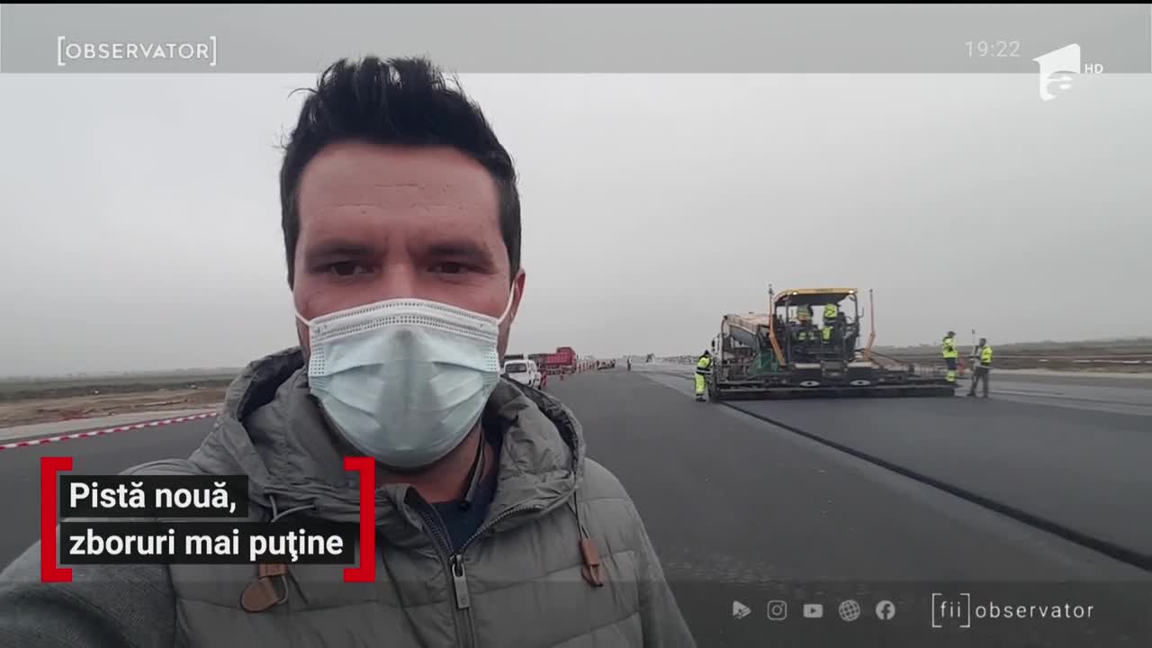 Pistă nouă, zboruri mai puține