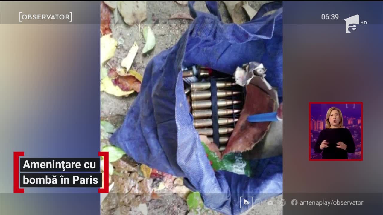 Ameninţare cu bombă &icirc;n Paris. Tensiuni &icirc;ntre lumea musulmană şi Franţa