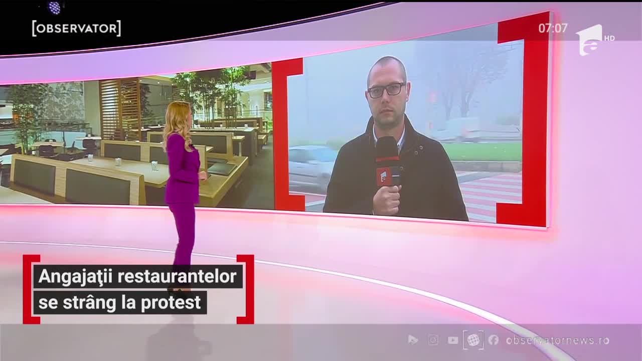 Angajaţii restaurantelor se str&acirc;ng la proteste