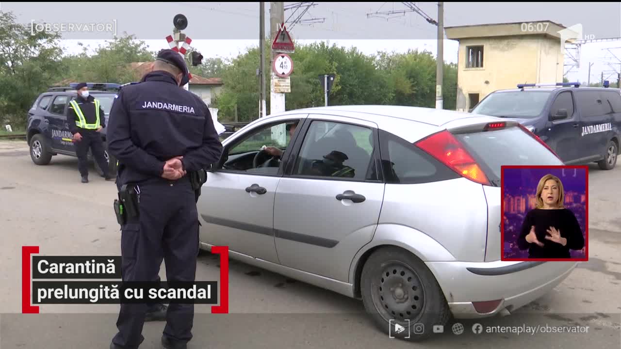 Carantină prelungită cu scandal &icirc;n ,,cea mai roşie" comună din Galaţi
